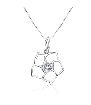 Gorgeous Lilly Silver Necklace SPE-3623